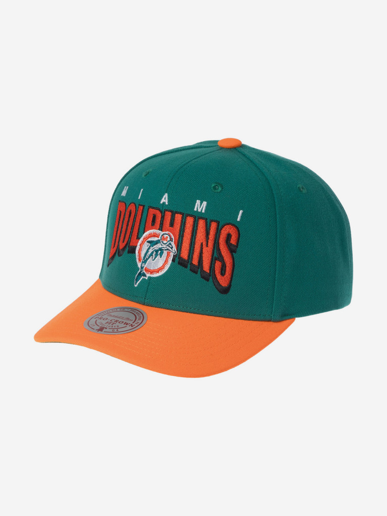 Бейсболка MITCHELL NESS HHSS6641-MDOYYPPPTEAL Miami Dolphins NFL (зеленый)