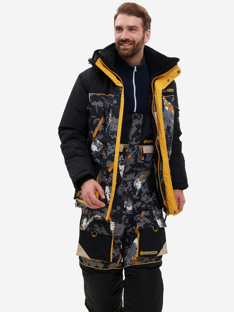 Костюм мужской Huntsman Elbrus, зимний из мембранной ткани, для охоты и рыбалки