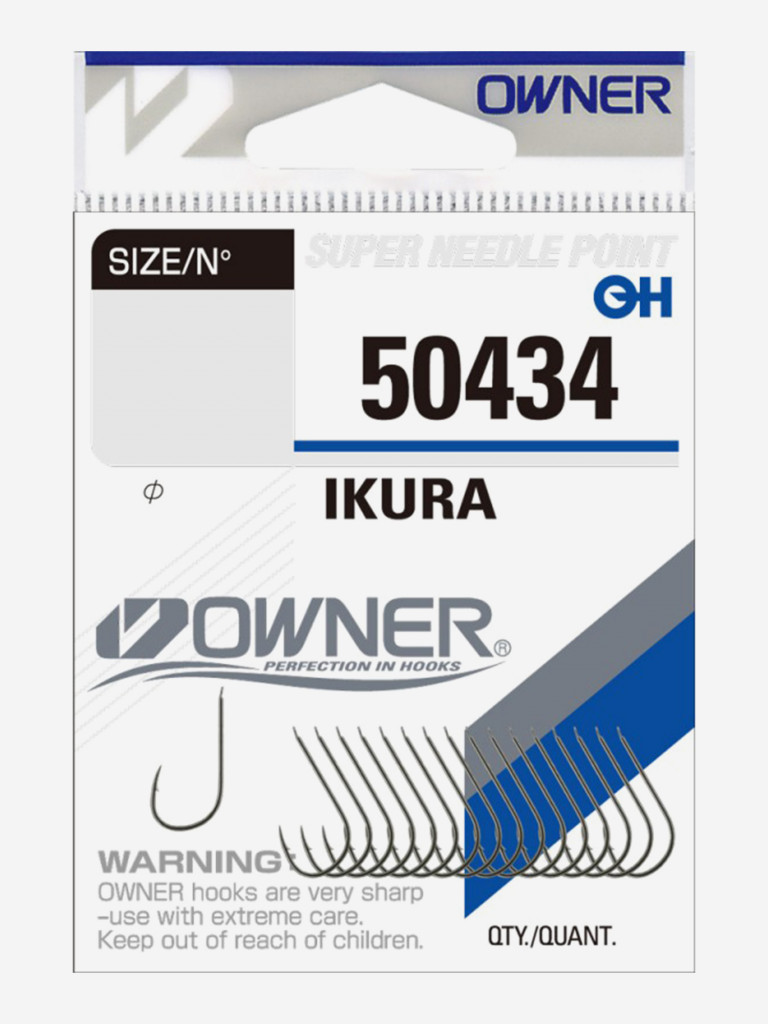 Крючок OWNER Ikura brown №6 15шт