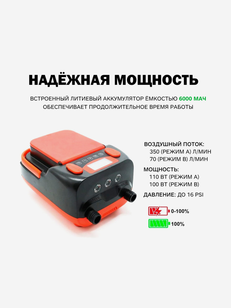 Электрический насос Stermay HT-790, аккумуляторный