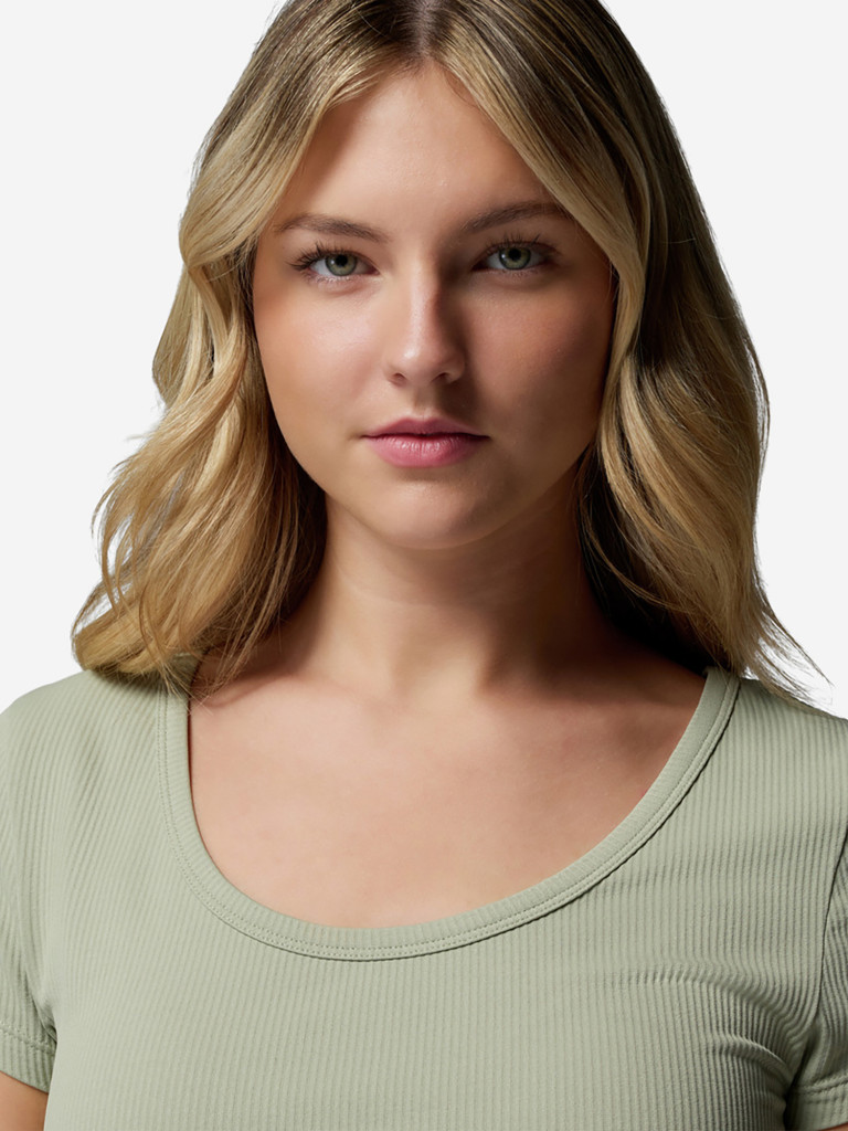 Футболка женская Columbia Pinetown Canyon Rib SS Tee