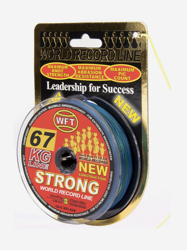 Шнур плетёный WFT KG STRONG Multicolor 250/039