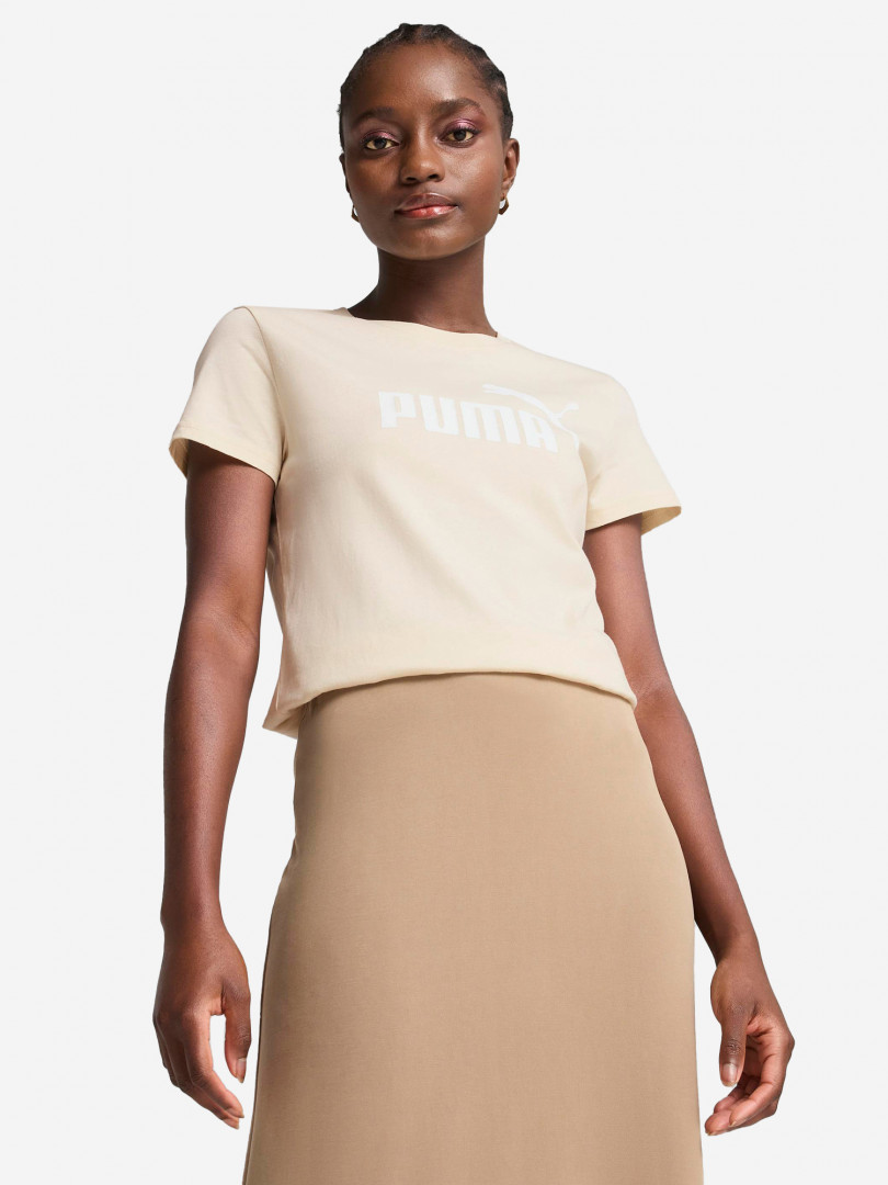 Футболка женская PUMA Ess No 1 Logo Бежевый 2799₽