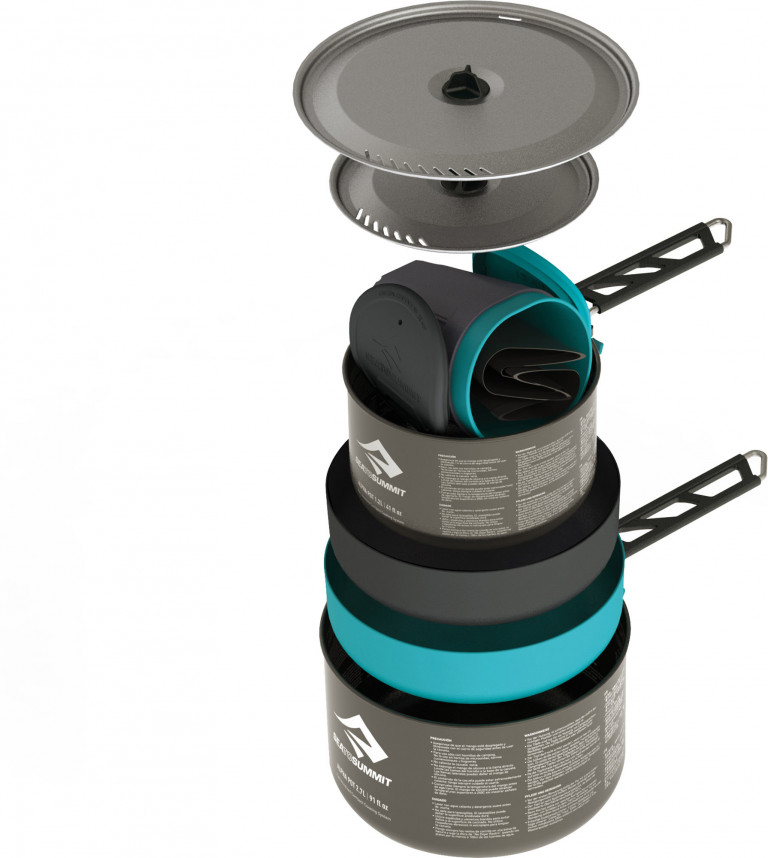 Набор посуды SEA TO SUMMIT Alpha 2 Pot Cook Set 2.2