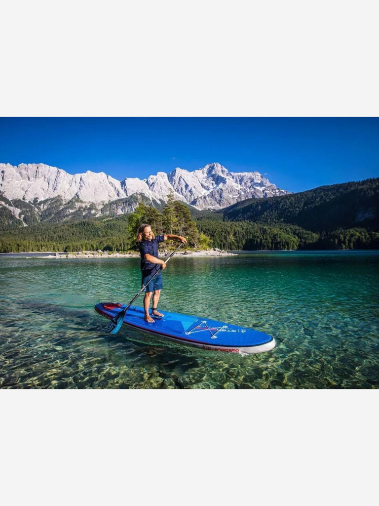 Сапборд надувной двухслойный Starboard iGO Deluxe SC 11.2х31+х6, 340x79x15 см