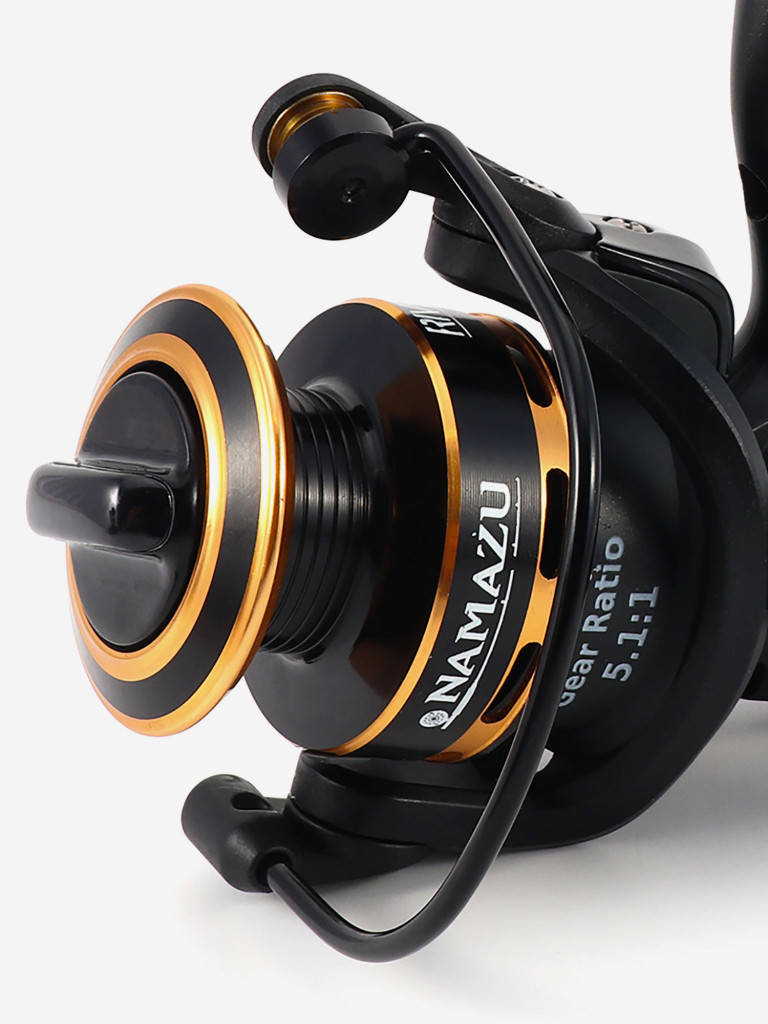 Катушка безынерционная Namazu River Monster RM4000, 4+1 подшипник, металлическая шпуля.