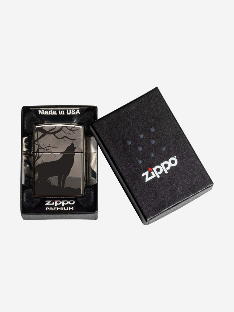Зажигалка бензиновая ZIPPO 49188 Wolves