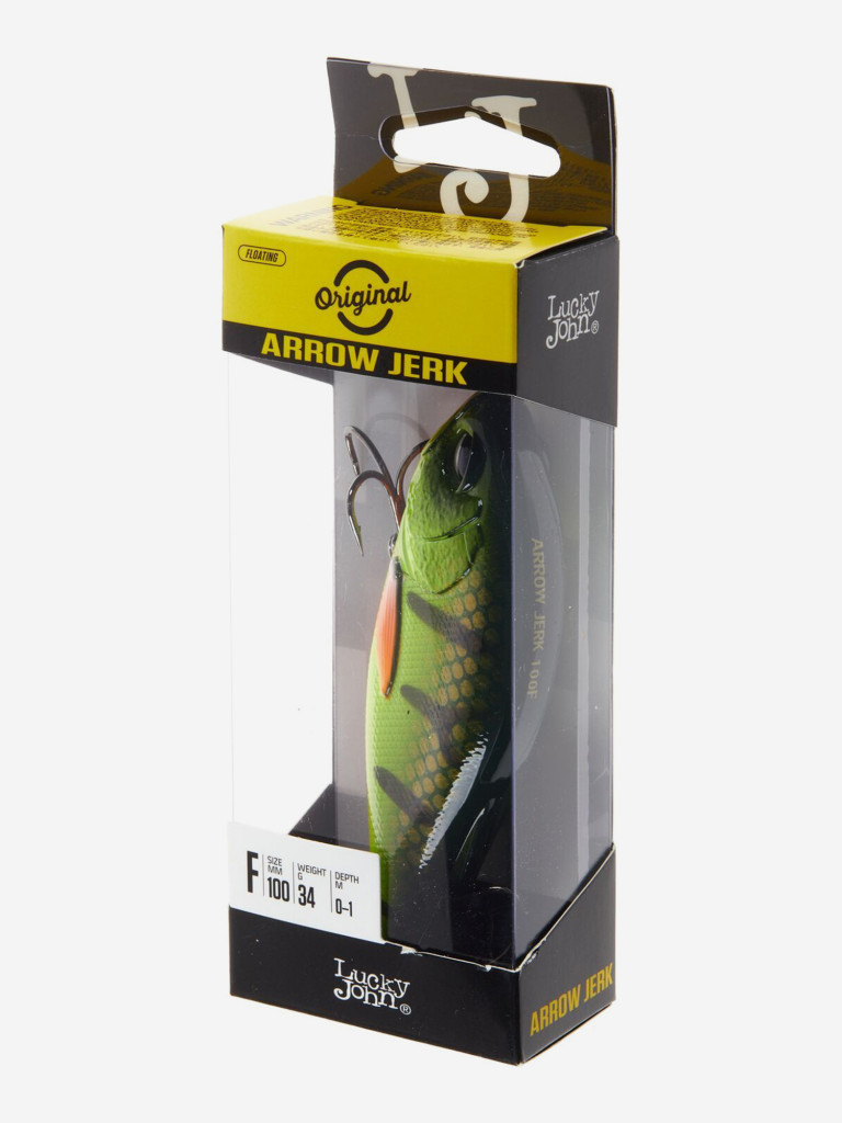 Воблер LUCKY JOHN Original ARROW JERK F, длина 10 см, джерк для крупного хищника