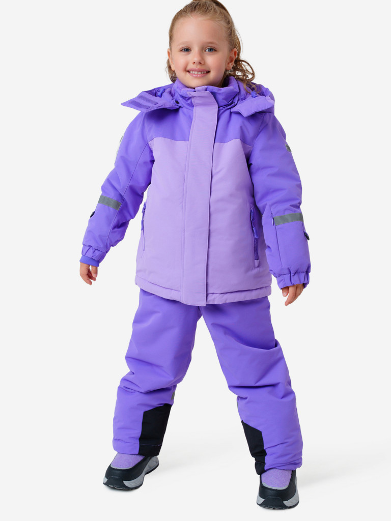 Комплект зимний для девочек: куртка, полукомбинезон PlayToday