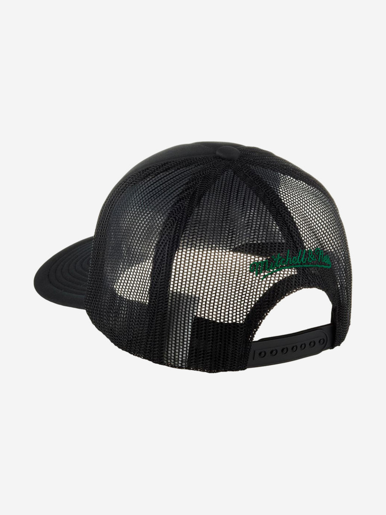 Бейсболка с сеточкой MITCHELL NESS HHSS5345-BCEYYPPPBLCK Boston Celtics NBA (черный)