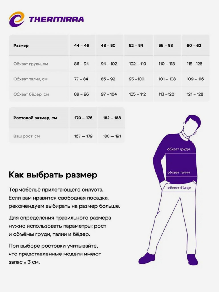 Термокомплект мужской Thermirra Polar classic