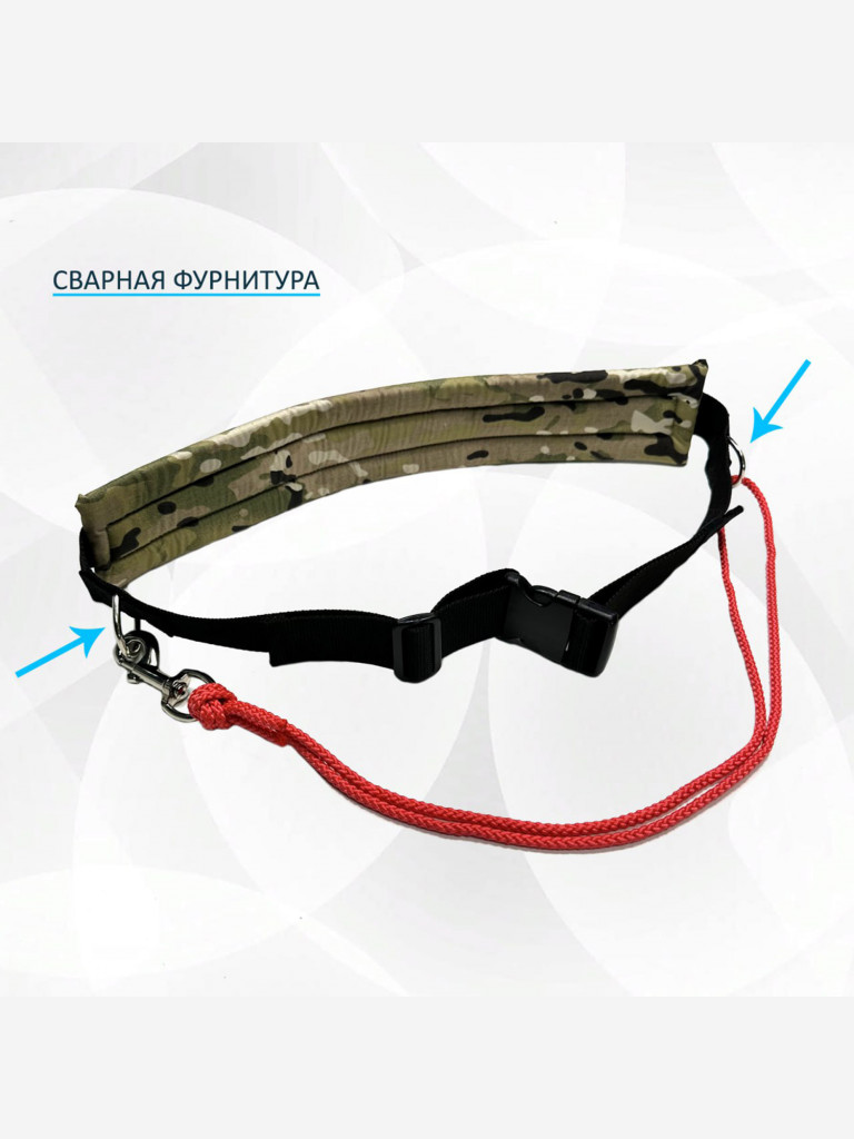 Пояс totemica totemica для прогулок и бега с собакой "Свободные руки". Универсальный. Хаки