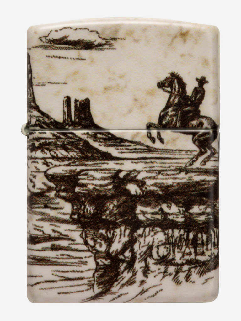 Зажигалка бензиновая ZIPPO 48518 Wild West Scene