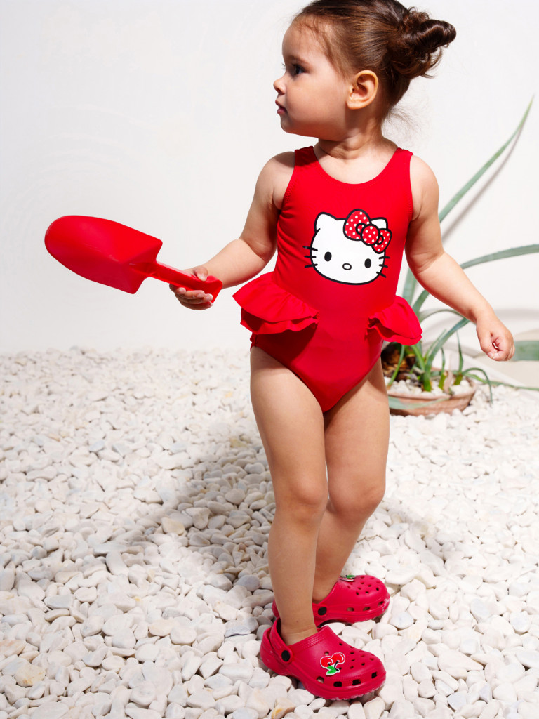 Купальник слитный для девочек PlayToday