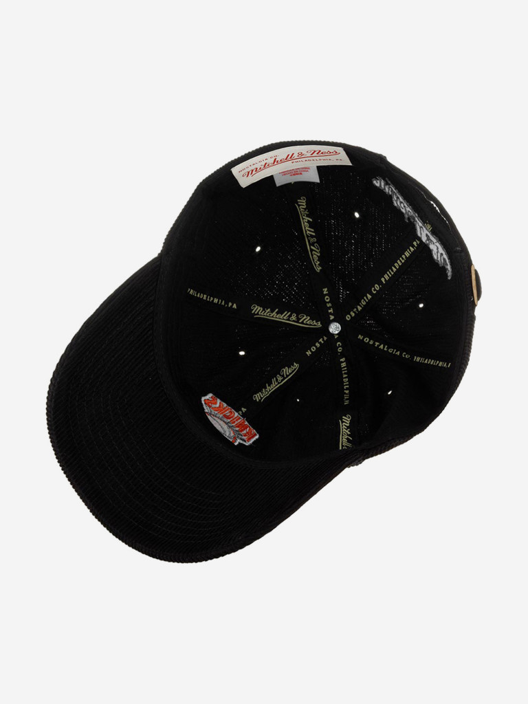 Бейсболка MITCHELL NESS HLUX4800-NYKYYPPPBLCK New York Knicks NBA (черный)