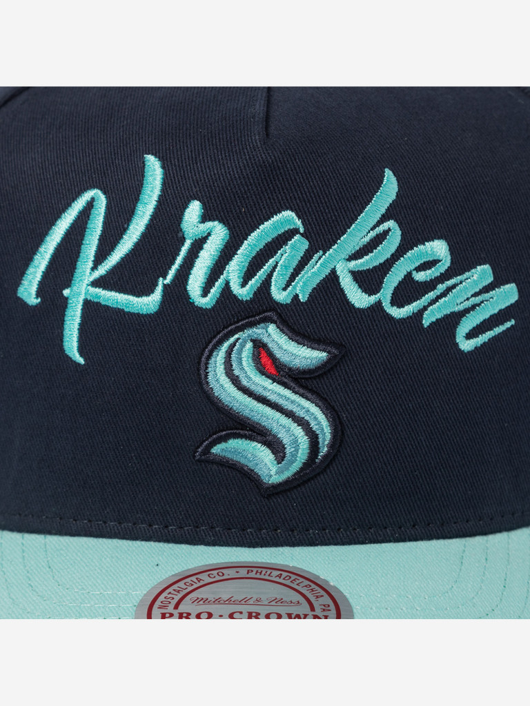 Бейсболка MITCHELL NESS HP9354-SKRNAVY Seattle Kraken NHL