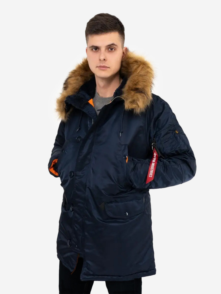 Парка зимняя мужская Slim Fit N-3B Alpha Industries