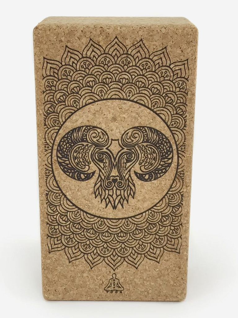 Кирпич для йоги из пробки RamaYoga Zodiac Collection Испания 0.45 Овен