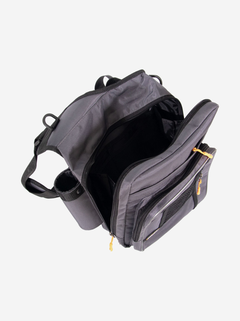 Сумка рыболовная Следопыт Fishing Shoulder Bag, 40х43х10 см, цвет серый.