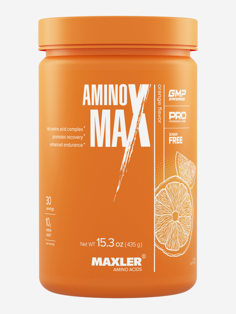Аминокислотный комплекс Maxler c витамином D, порошок, 435 г - Апельсин