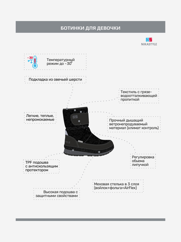 Ботинки NIKASTYLE