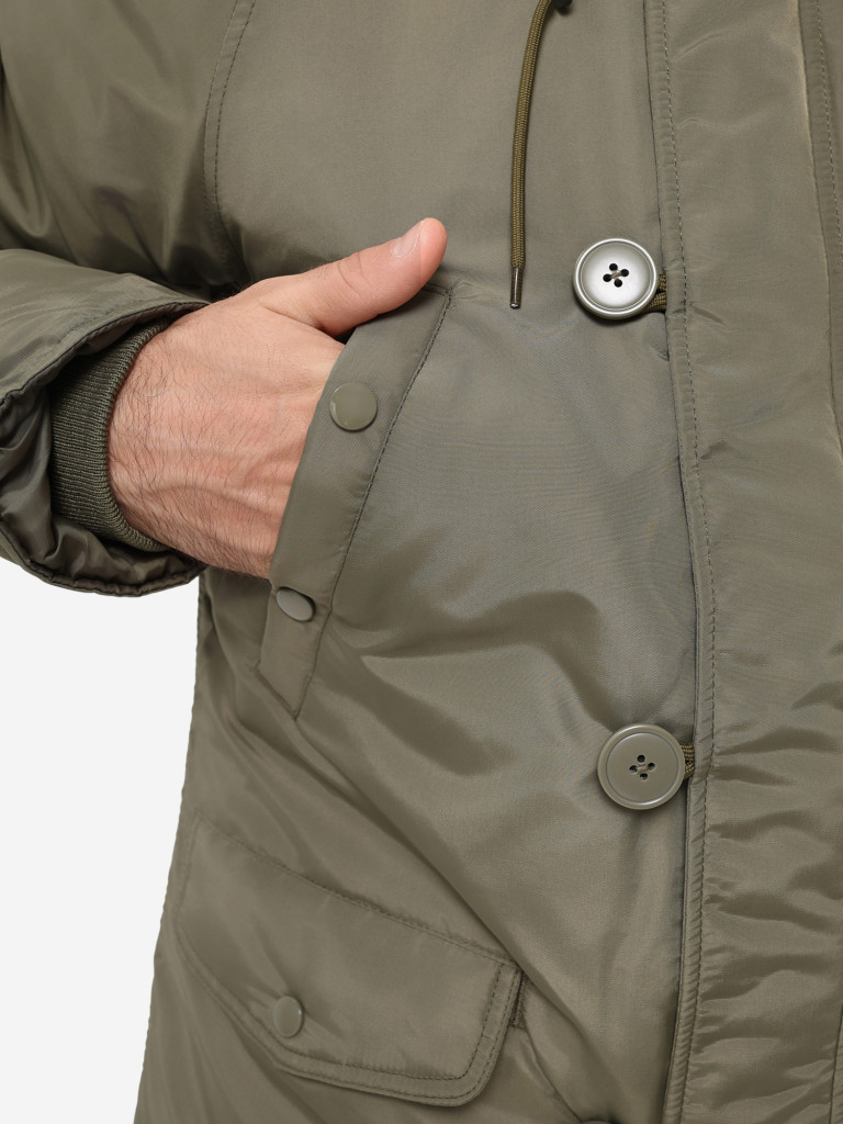 Парка зимняя мужская N-3B Logo Oxford Alpha Industries