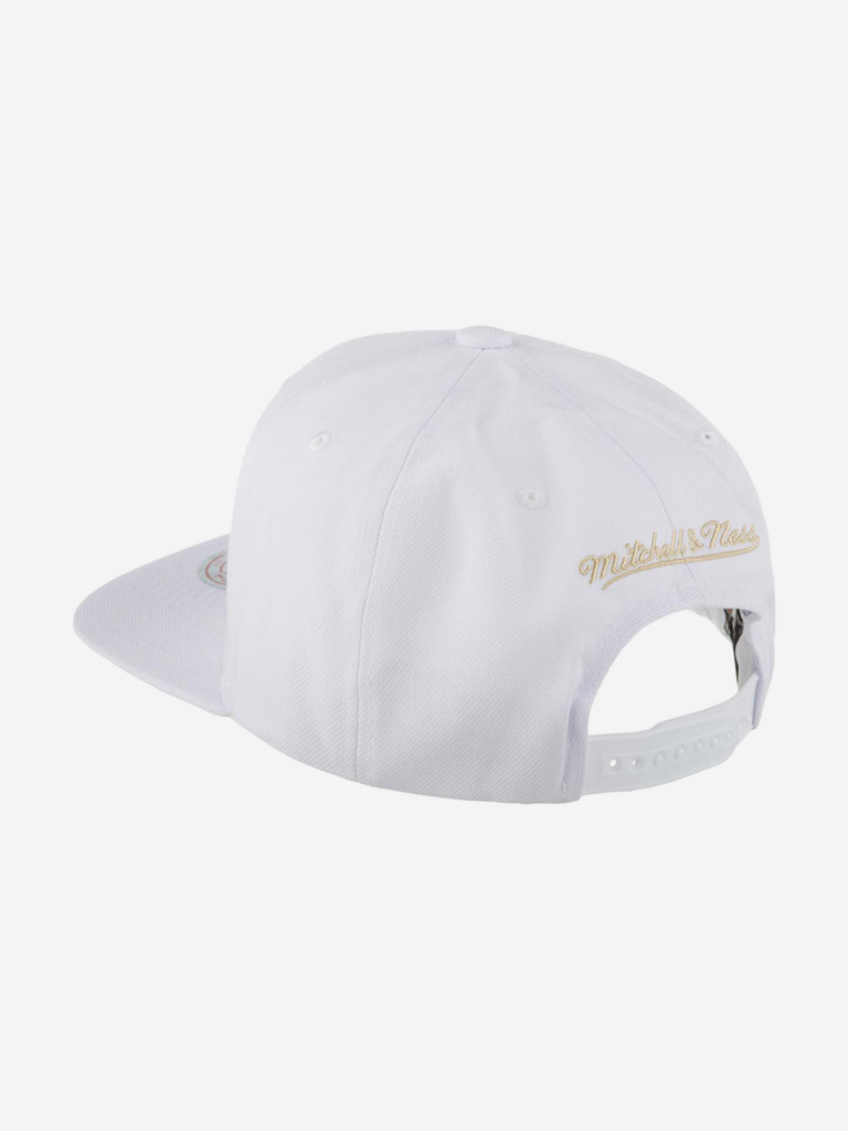 Бейсболка с прямым козырьком MITCHELL NESS HHSS5744-SJSYYPPPWHIT San Jose Sharks NHL