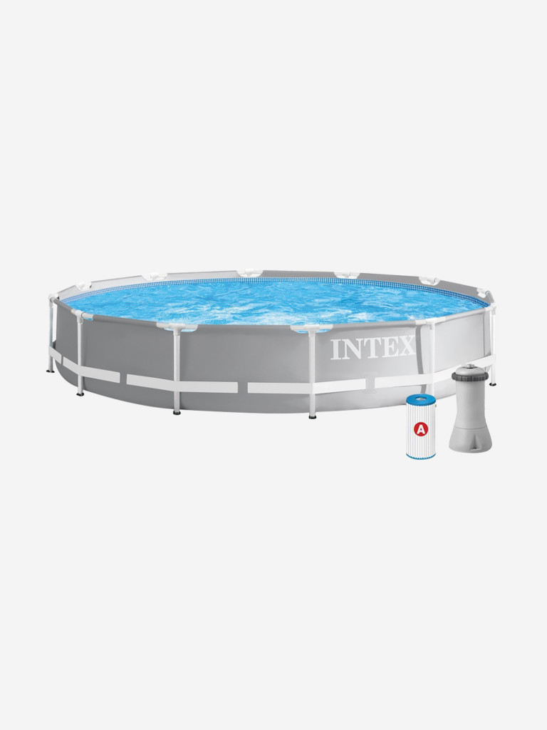 Бассейн Intex 26712 каркасный Prism Frame 366x76 см, объем 6503 л с фильтр-насосом 2006 л/ч