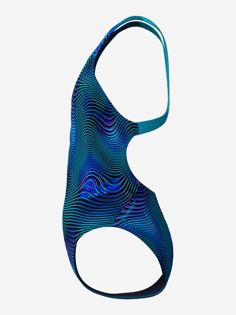 Купальник слитный для девочек Speedo Print Leaderback