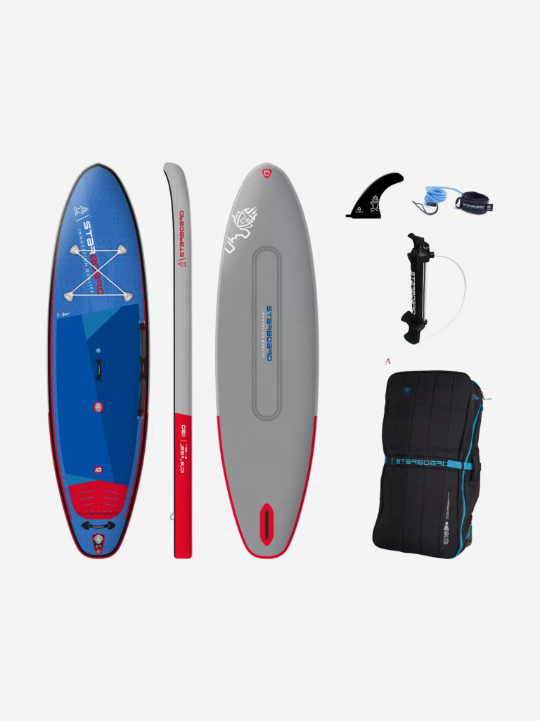 Сапборд надувной двухслойный Starboard iGO Deluxe Dc 10.8х33х6, 325x84x15 см