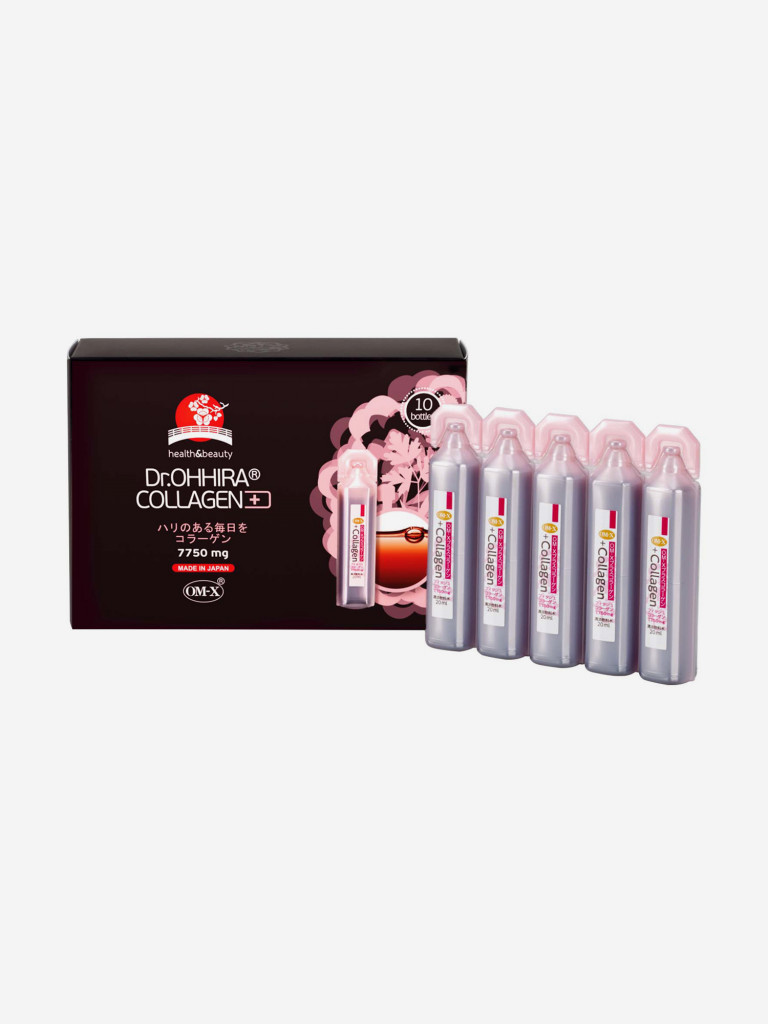 Коллаген питьевой ОМ-Х® плюс от Dr. OHHIRA®- 10 флаконов
