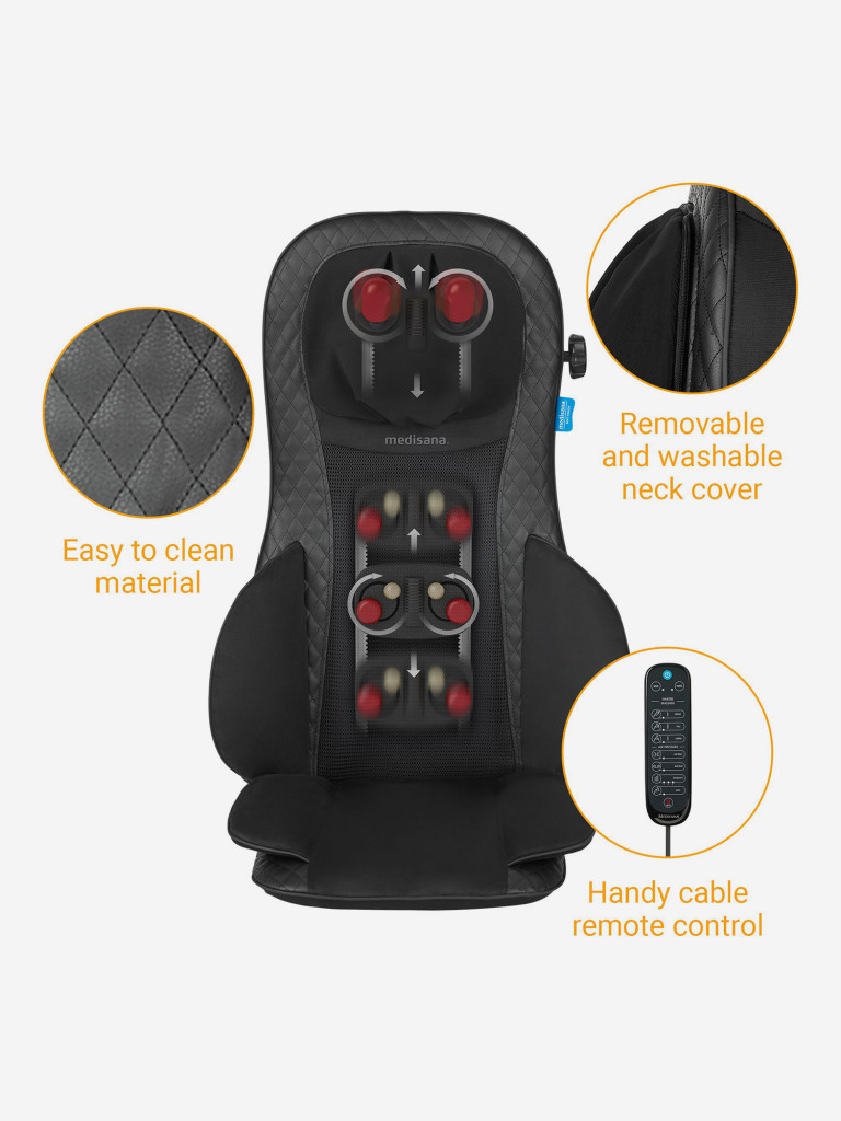Массажная накидка шиатцу Medisana MCG 820 black