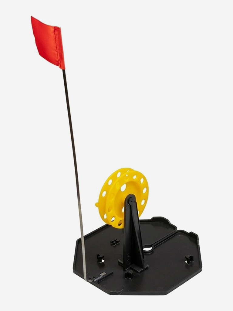 Жерлица на подставке оснащенная ТОНАР ЖЗО-02М, основание 185 мм, катушка 85 мм (ZHO 185/85)