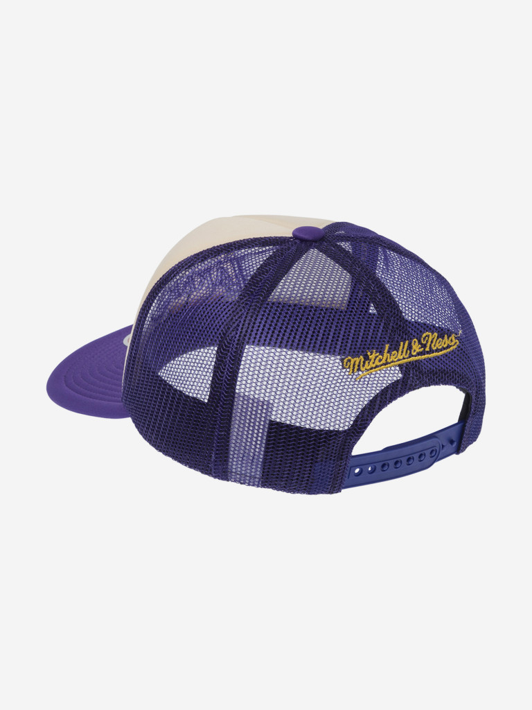 Бейсболка с сеточкой MITCHELL NESS HT12897-LALCREA Los Angeles Lakers NBA