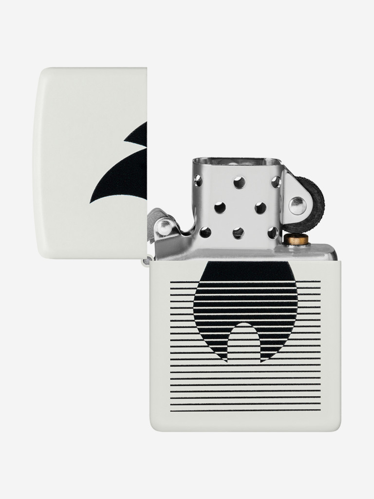 Зажигалка бензиновая ветроустойчивая Zippo Flame Gradient Design White Matte