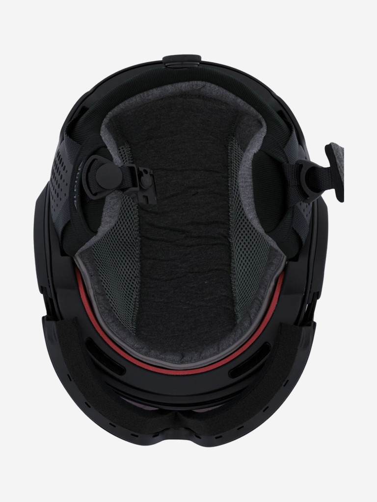 Горнолыжный шлем с визором Alpina Alto Q-Lite black matt (gold mirror)