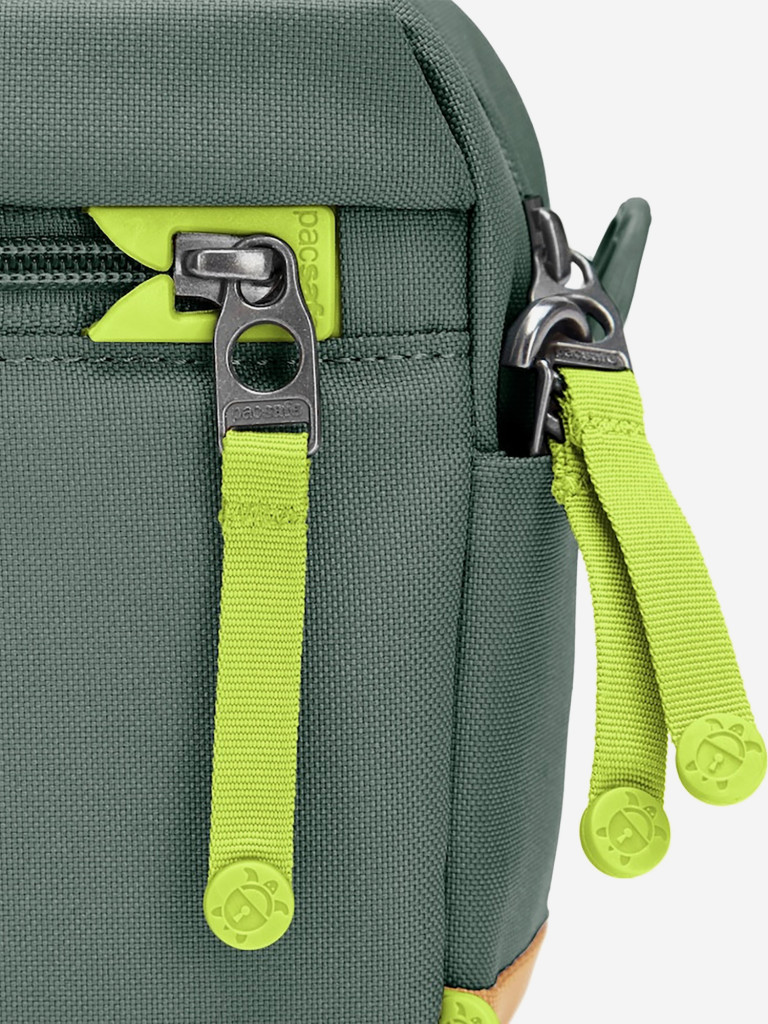 Сумка антивор Pacsafe GO crossbody, Spruce Green, 2,5 л.