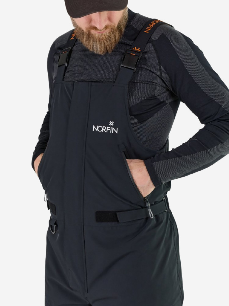 Полукомбинезон мужской Norfin REBEL PRO PANTS DG для охоты и рыбалки