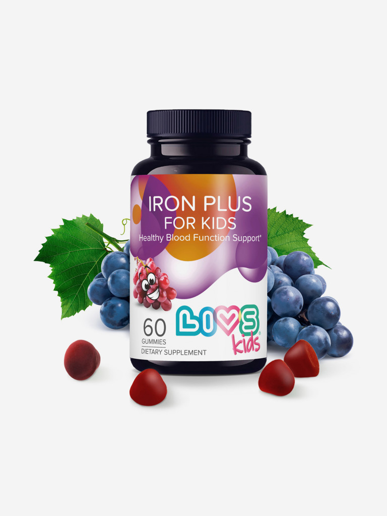 Комплекс мультивитамины железо плюс для детей LIVS, 60 шт.