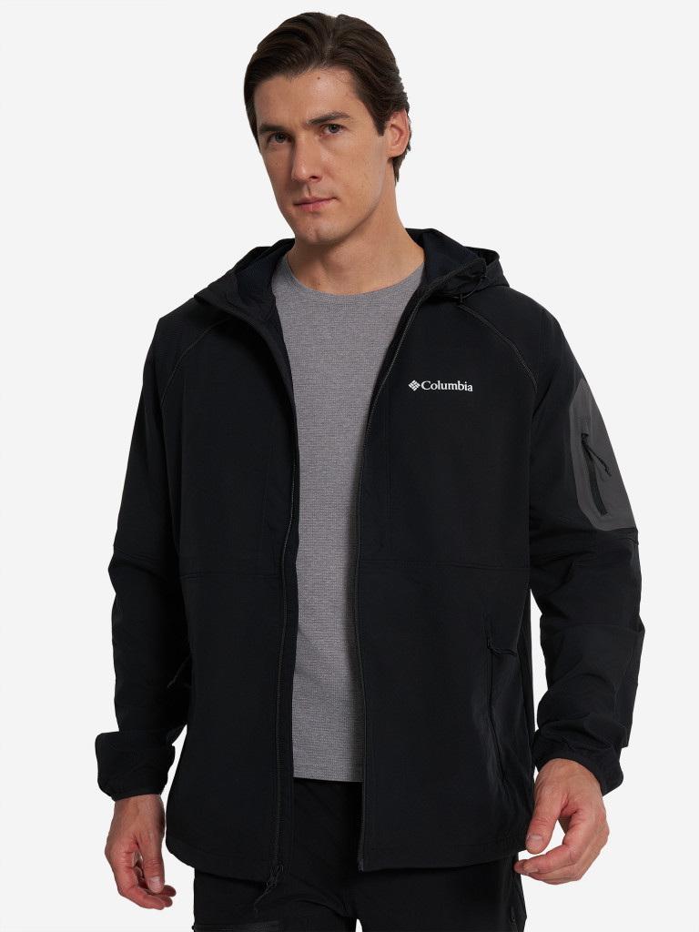 Куртка софтшелл мужская Columbia Tall Heights II Hooded Softshell