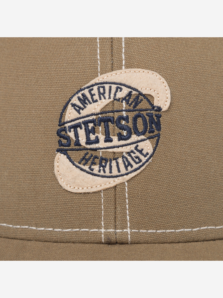 Бейсболка с сеточкой STETSON 7771107 BASEBALL CAP STAMP (оливковый)