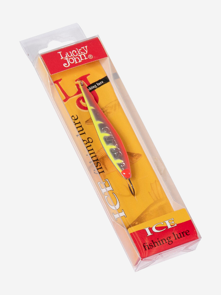 Блесна вертикальная Lucky John зимняя MODEL S-3 с впаянным крючком, вес 6 г