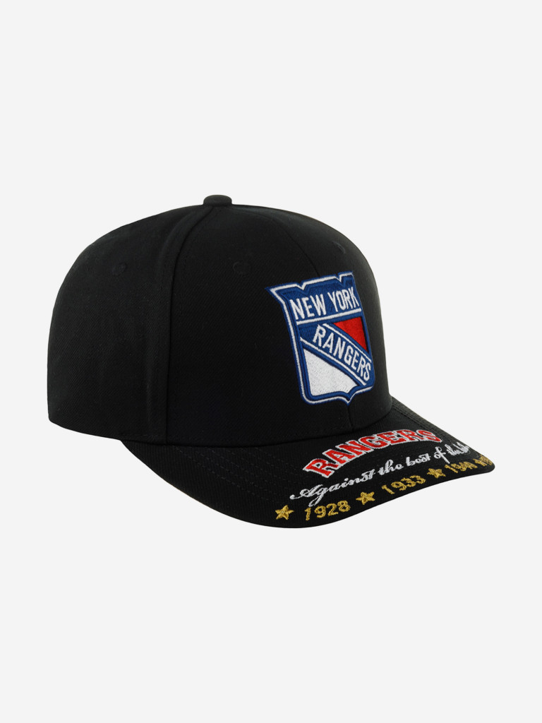 Бейсболка MITCHELL NESS HHSS6565-NYAYYPPPBLCK New York Rangers NHL
