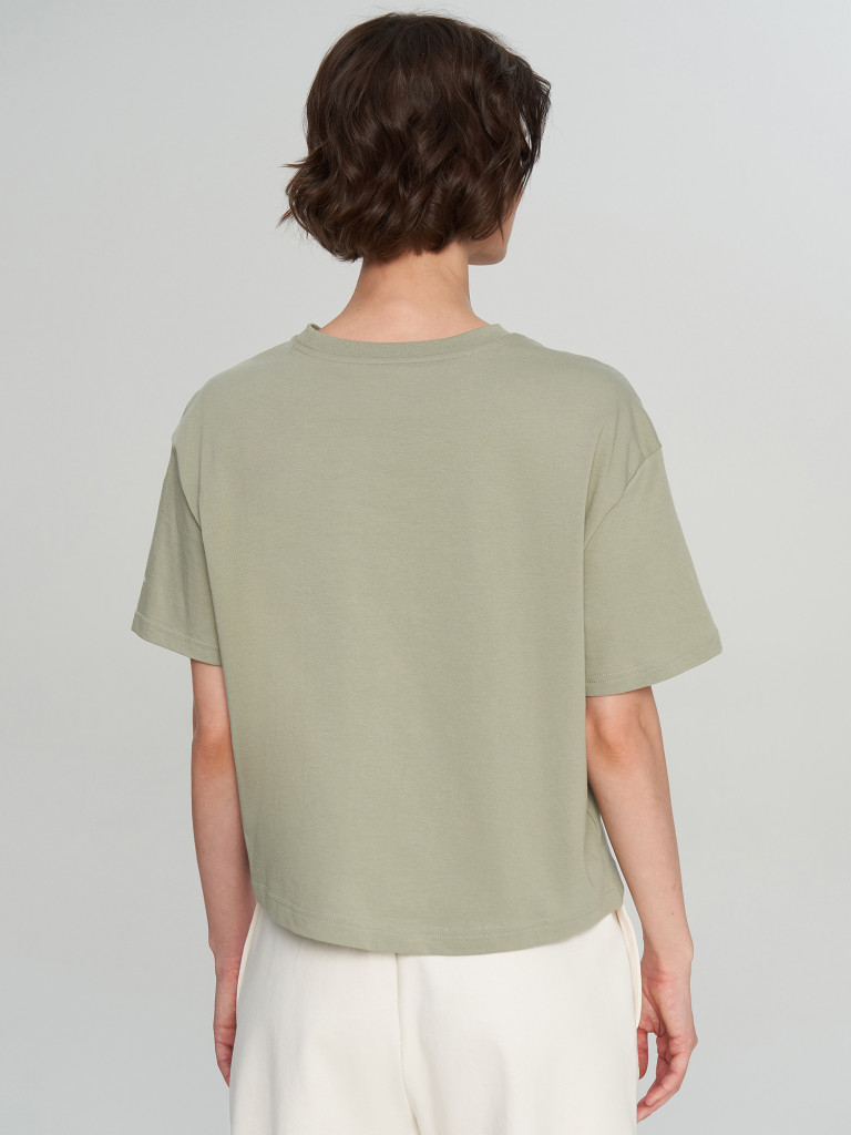 Футболка женская Columbia Rolling Bend Graphic Relaxed Crop SS