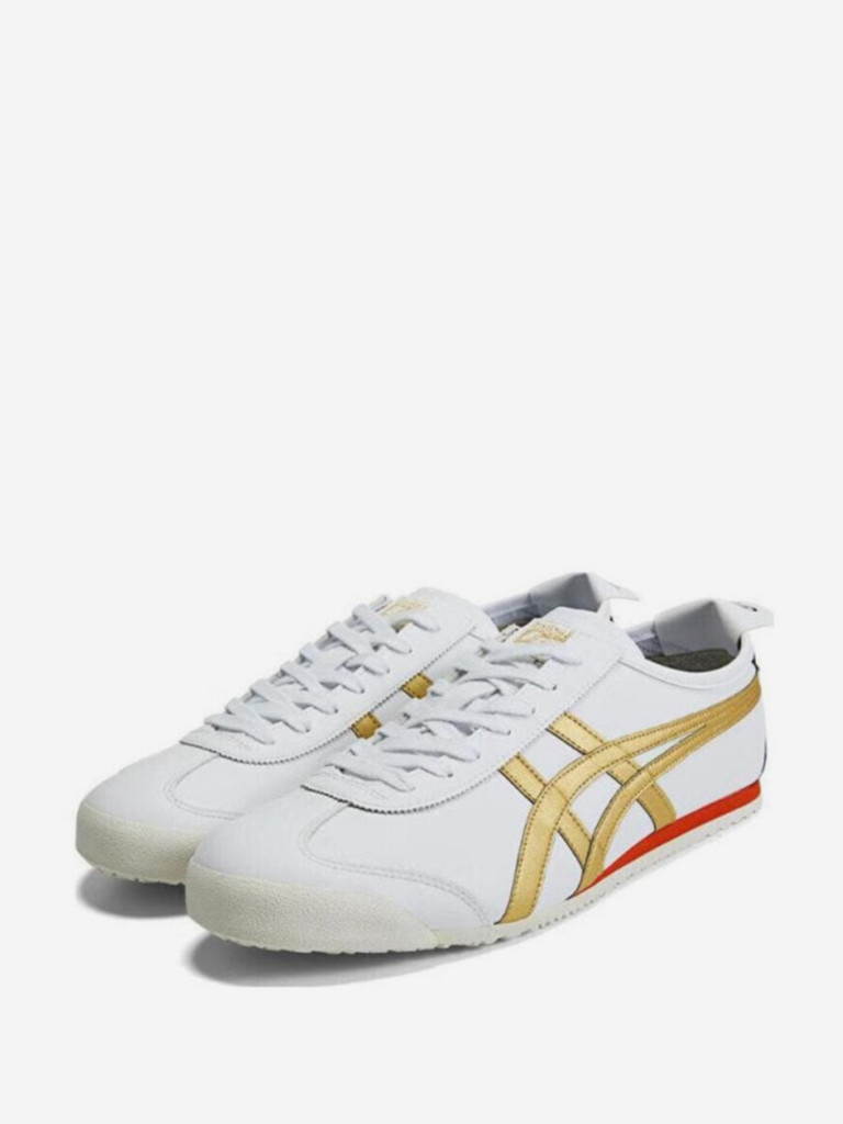Кроссовки Onitsuka Tiger Mexico 66 White Gold Red
