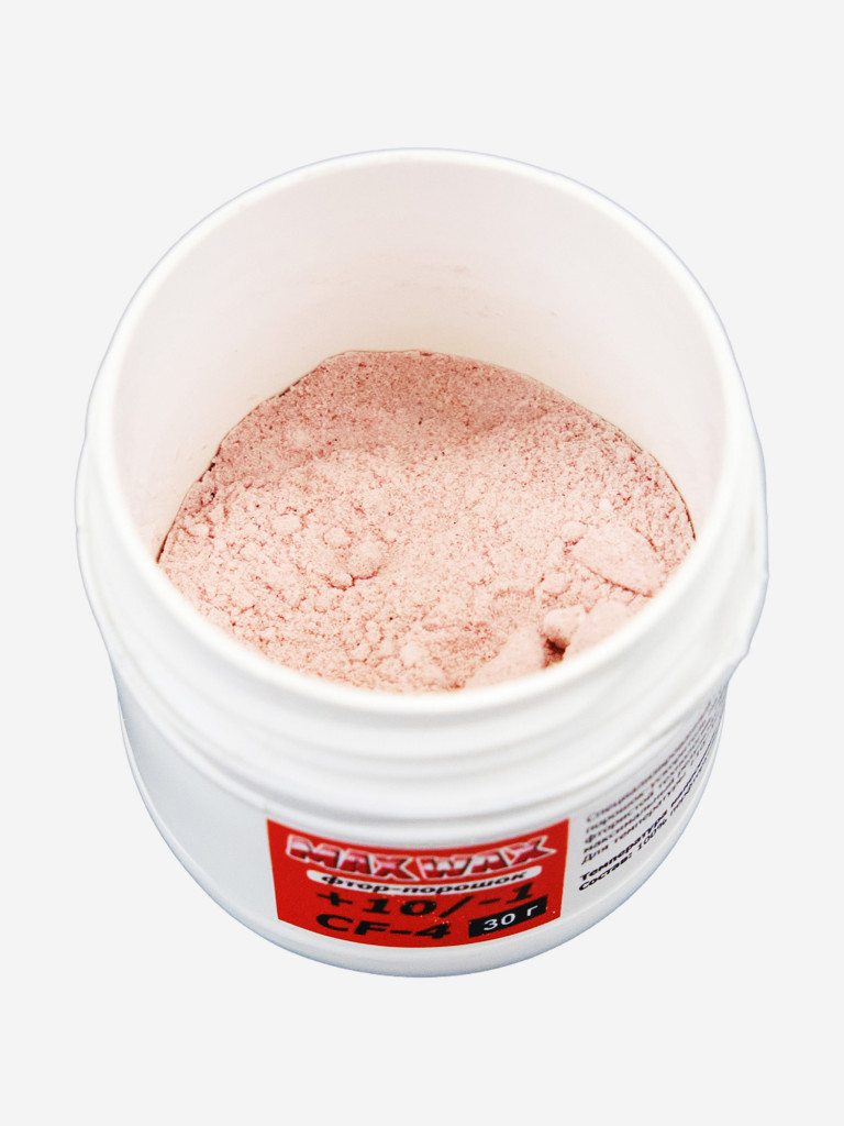 Фтор-порошок ускоритель для лыж MAX WAX Race Powder CF-4 +10/-1, 30г