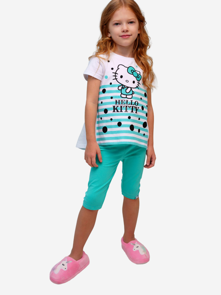 Комплект для девочек: футболка, легинсы PlayToday