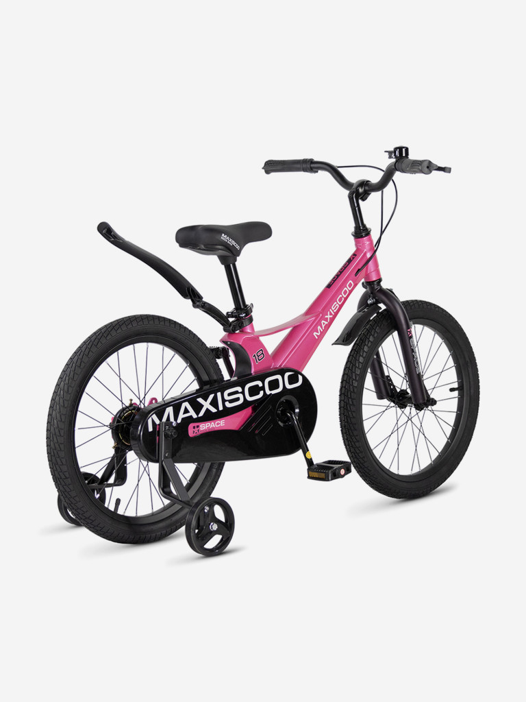 Велосипед Детский Maxiscoo Space стандарт 18'' Розовый Глянцевый (2026) (MSC-S1853)