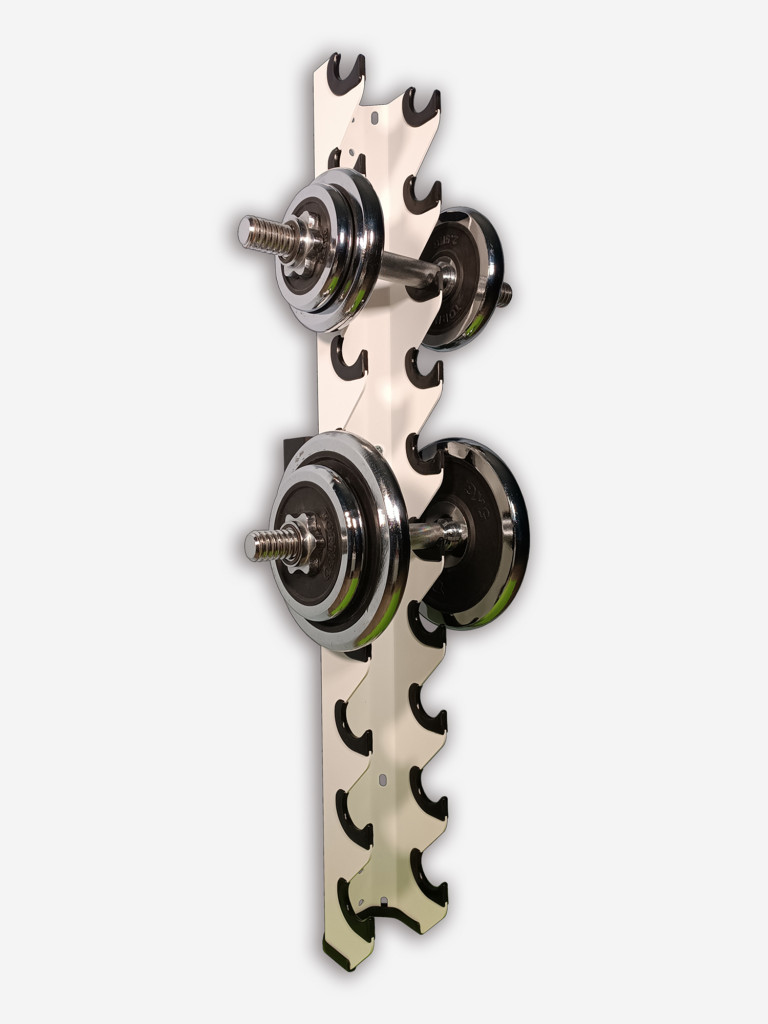 Стойка для гантелей Призма 110 настенное исполнение SHTURM-CLUB