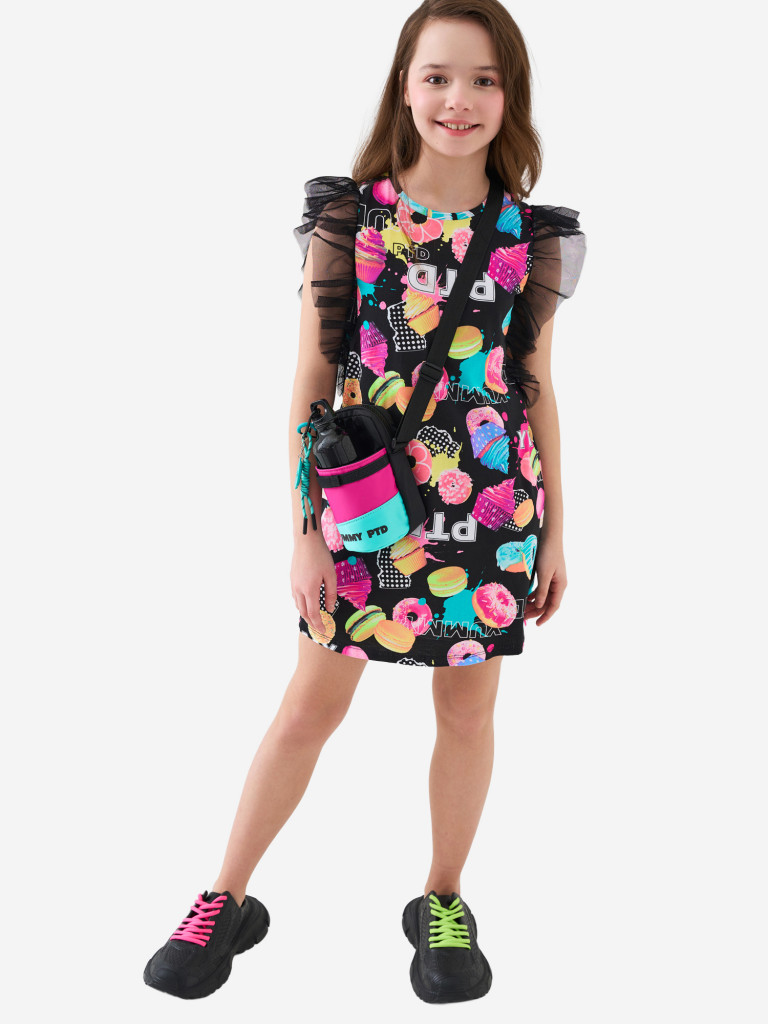 Комплект для девочек: сумка, брелок, бутылка для воды PlayToday